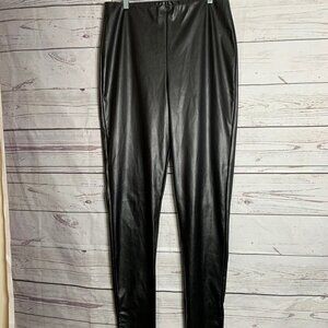 PrettyLittleThing Faux Leather Pants Black Size 14